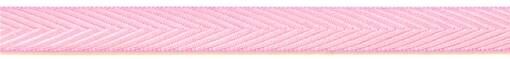 NAUHA HERRINGBONE 10 MM PINKKI - Kudottunauha - 30167 - 1