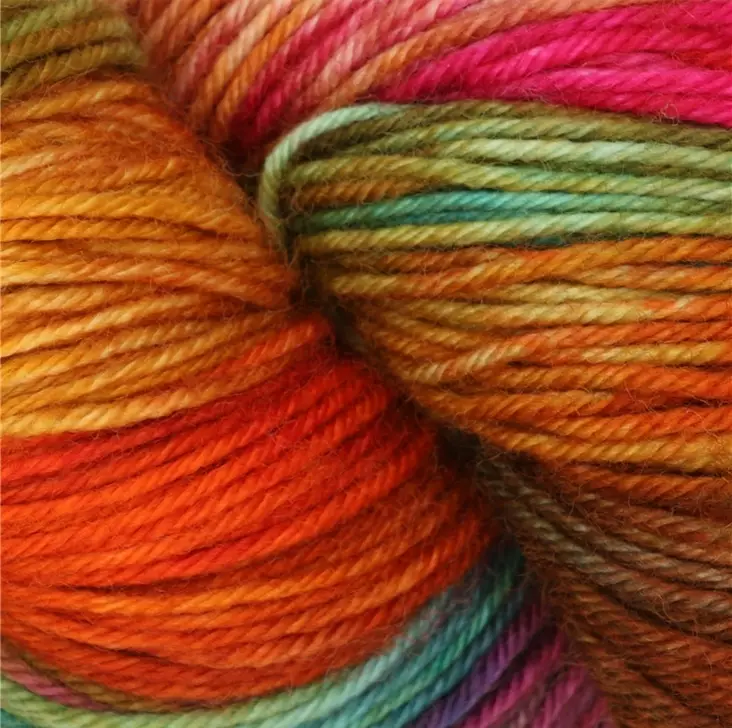 KNITPRO TERRA MULTICOLOR 75% MERINOVILLA 25% NYLON 5 x 100g - KnitPro 4-säikeiset sukkalangat - 32317 - 1
