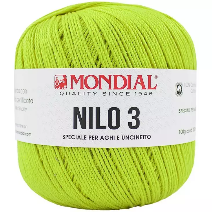 MONDIAL NILO-3-100 LIME 100% PUUVILLA 100G - 200M - Nilo 3 - 36067 - 1