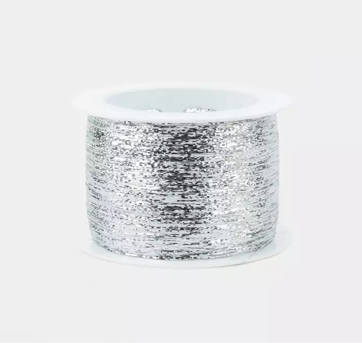 PRO LANA WH GLITZER METALLILANKA HOPEA 62% PE 38% PA 1000M - Glitzer - 36487 - 1