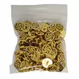 MUOVINEN KANTANAPPI 16 MM KULTA/KUVIO 1PUSSI (N. 50 KPL) N3241-16 - Koristenapit - 36568 - 1
