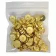 MUOVINEN KANTANAPPI 17 MM KULTA/KUKANMUOTOINEN 1PUSSI (N. 30 KPL) N0571 - Koristenapit - 36558 - 1