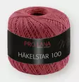 PRO LANA HÄKELSTAR 6 x 100 G 100 % PUUVILLA VIININPUNAINEN - Häkelstar 100 - 32278 - 1