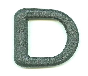 D-RENGAS MUSTA MUOVINEN 20MM - D-lenkit - 6388 - 1