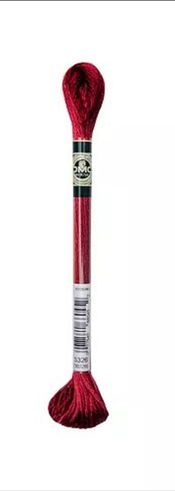 SATIN THREAD - 6 SKEINS 8M - DMC_1008F - 19068 - 1