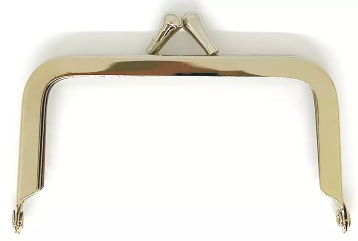 KUKKARONKEHYS MINI NIKKELI 8 X 4 CM - Laukku-ja kukkarotarvikkeet - 14678 - 1