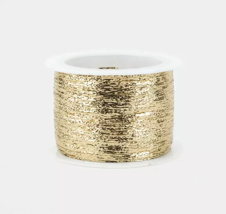 PRO LANA WH GLITZER METALLILANKA KULTA 62% PE 38% PA 1000M - Glitzer - 36488 - 1