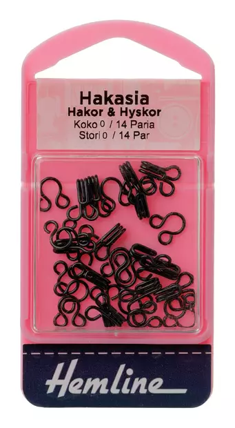 HEMLINE HAKASIA MUSTA H401-0 - Hemline hakaset - 11179 - 1