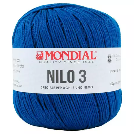 MONDIAL NILO-3-100 TUMMA SININEN 100% PUUVILLA 100G - 200M - Nilo 3 - 36069 - 1