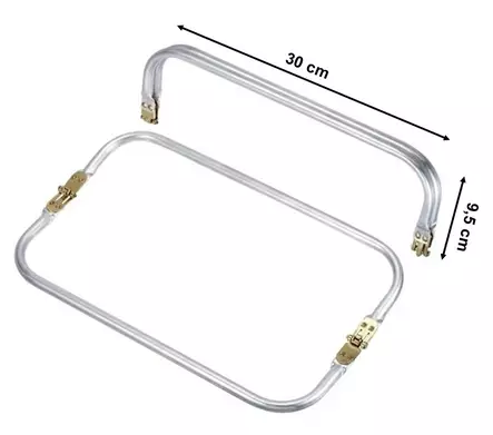 PUTKIKAHVA KÄSILAUKUILLE KOKO 30 CM X 9,5 CM - Laukku-ja kukkarotarvikkeet - 31999 - 1