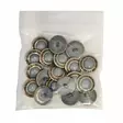 METALLINEN KANTANAPPI 23 MM SINIHARMAA 1PUSSI (N. 15 KPL) N2560-23 - Metallinapit - 36679 - 1