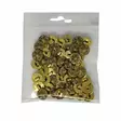 MUOVINEN KANTANAPPI 15 MM KULTA/KUKKA KUVIO 1PUSSI (N. 50 KPL) N2964-15 - Koristenapit - 36589 - 1