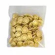 MUOVINEN KANTANAPPI 17 MM MATTAKULTA/RUUTU KUVIO 1PUSSI (N. 50 KPL) N0595 - Koristenapit - 36599 - 1