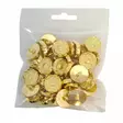 MUOVINEN KANTANAPPI 21 MM KULTA/KUKANMUOTOINEN 1PUSSI (N. 25 KPL) N0572 - Koristenapit - 36559 - 1