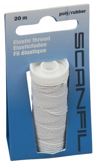 ELASTIC THREAD 20M VALKOINEN - Kuminauhat - 25919 - 1