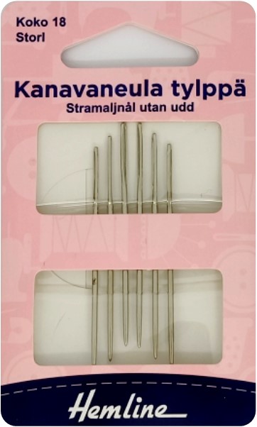 HEMLINE KANAVANEULA TYLPPÄ 18 - Hemline silmäneulat - 11109 - 1