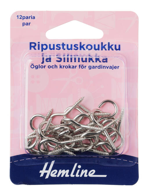 HEMLINE SILMUKKA JA KOUKKU VAIJERILLE - Ompelijan välineet - 18179 - 1