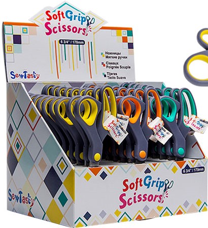 HEMLINE SOFT GRIP SAKSET LAJ. 170MM - Sakset ja pyöröleikkurit - 10629 - 1