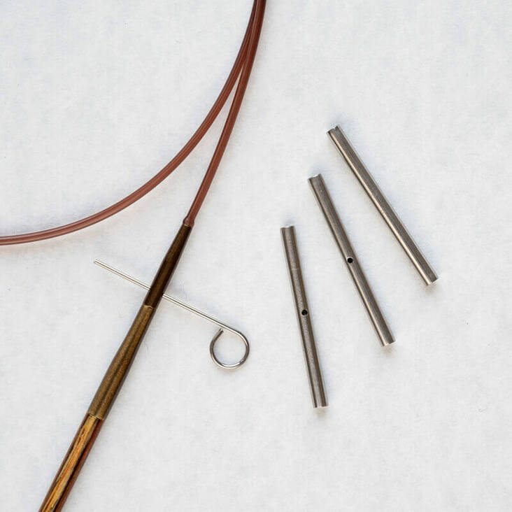 KP 3 KPL KAAPELILIITTIMET 10510 - Knitpro vaihtopäät ja kaapelit - 30659 - 1