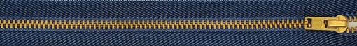METALLI VETOKETJU 4 MM KIINTEÄ KULTA / INDIGO 12 CM - 12 cm - 29749 - 1
