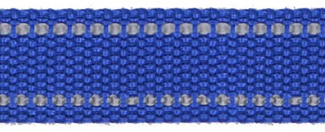 KANTOHIHNA 2 HEIJASTAVAA RAITAA SININEN 20 MM - Reppu- ja laukkuremmi - 28729 - 1