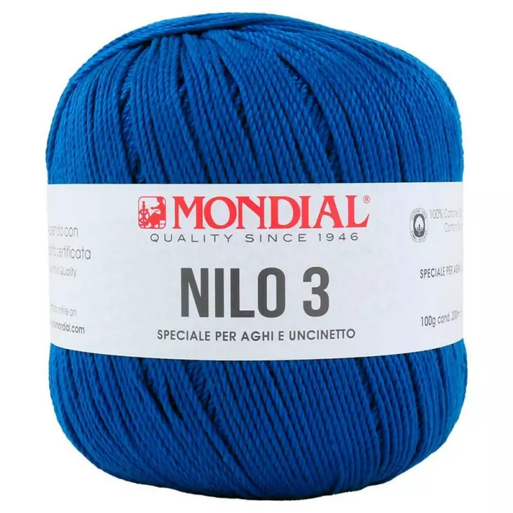 MONDIAL NILO-3-100 TUMMA SININEN 100% PUUVILLA 100G - 200M - Nilo 3 - 36069 - 1